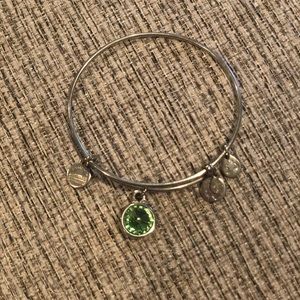 Alex and Ani August Peridot Bangle
